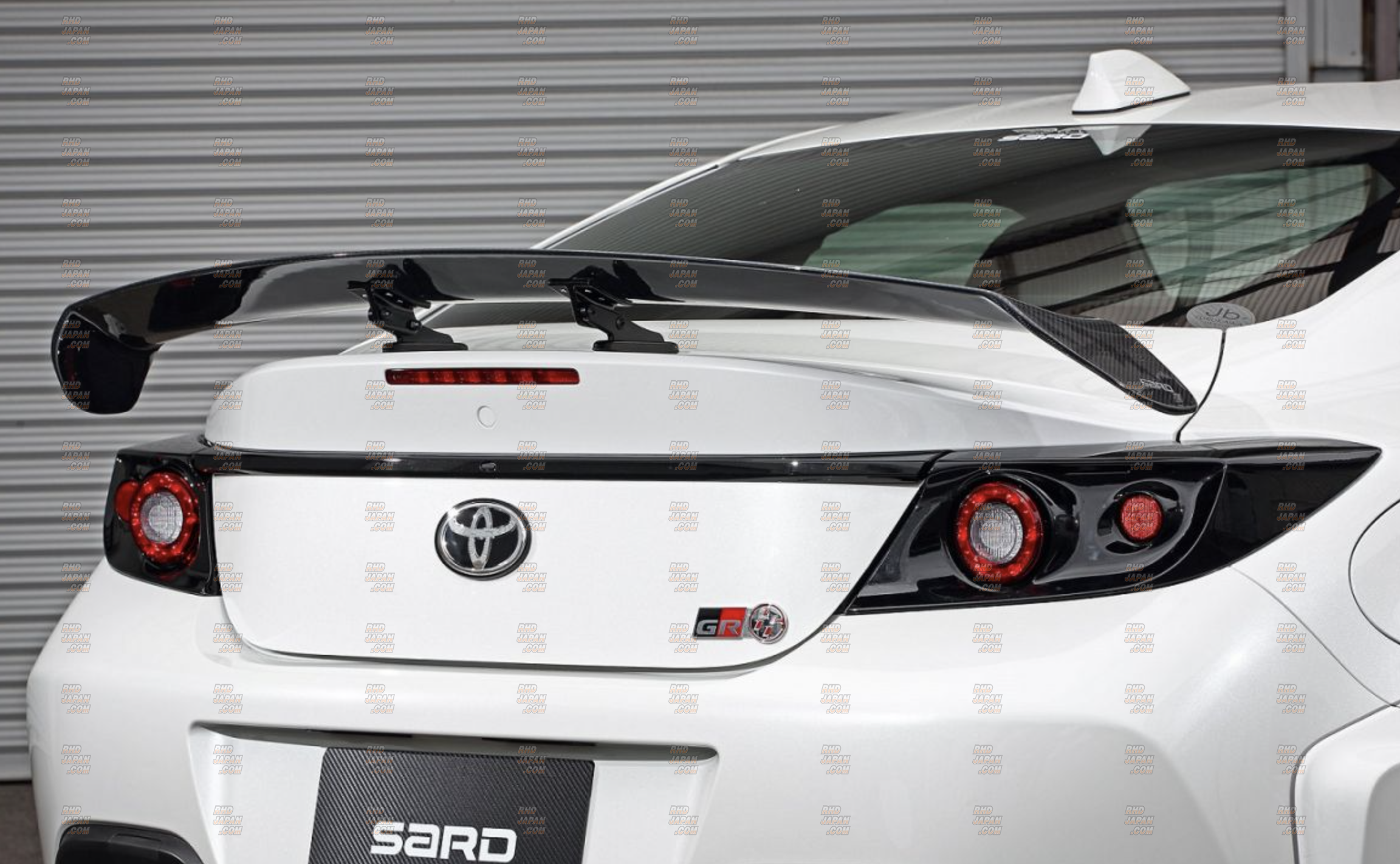 Sard LSR Carbon Wing Twill Weave Urethane Coating Low Mount Stay